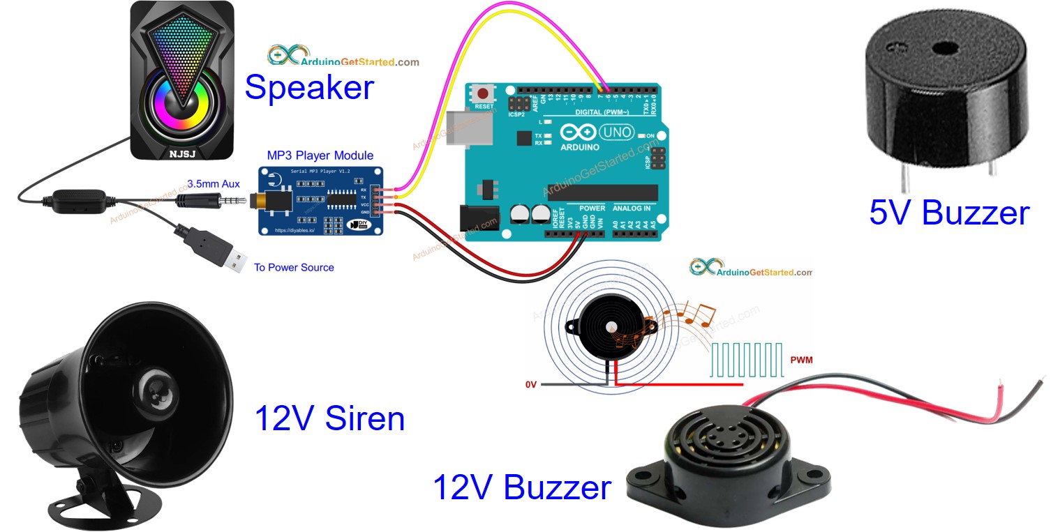 How to Connect Buzzer speaker with Arduino (Hindi) 