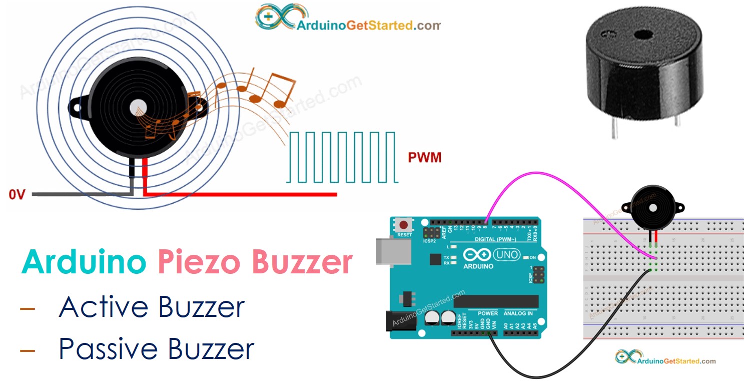 arduino piezo buzzer frequency