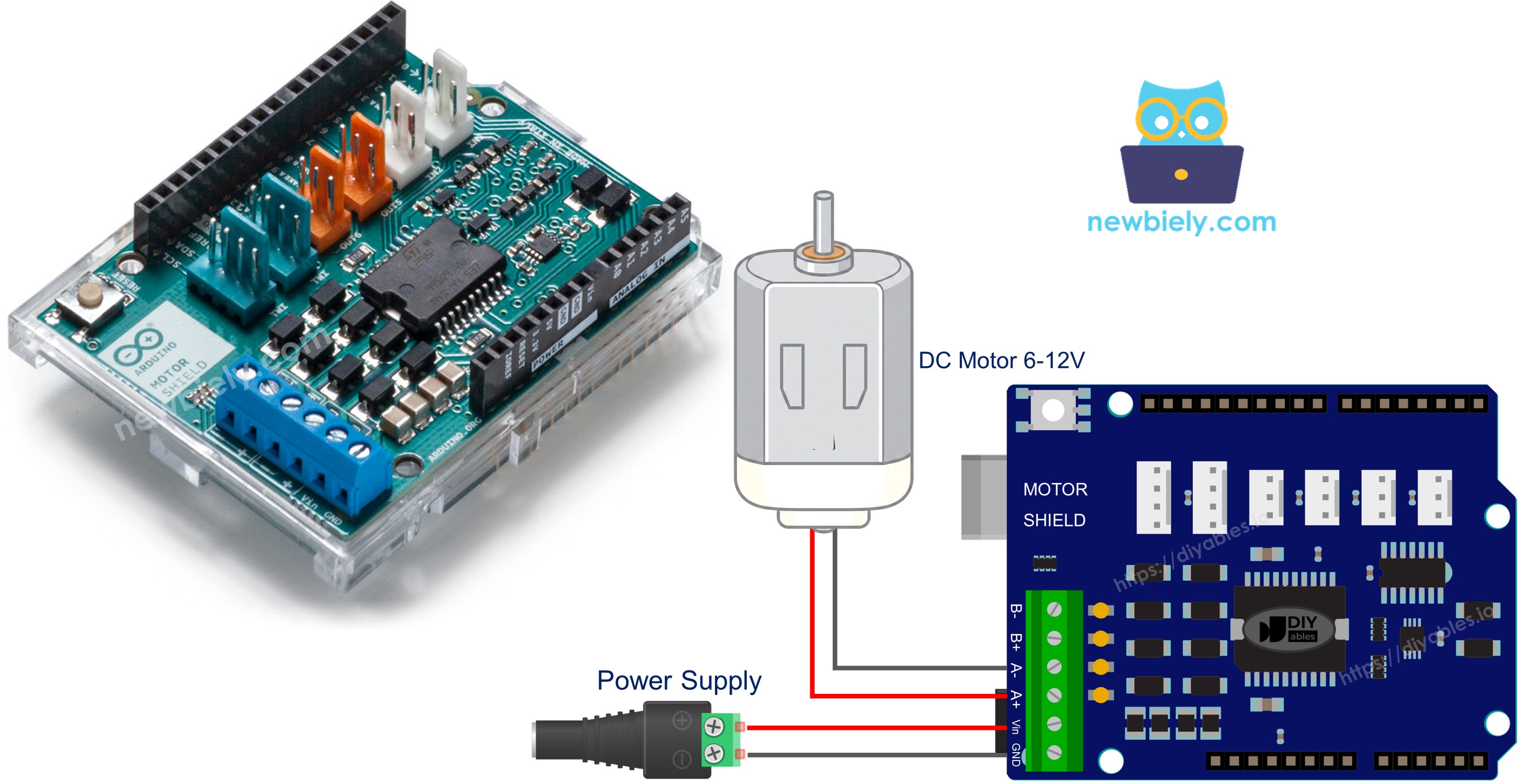 Arduino DC Motor Shield