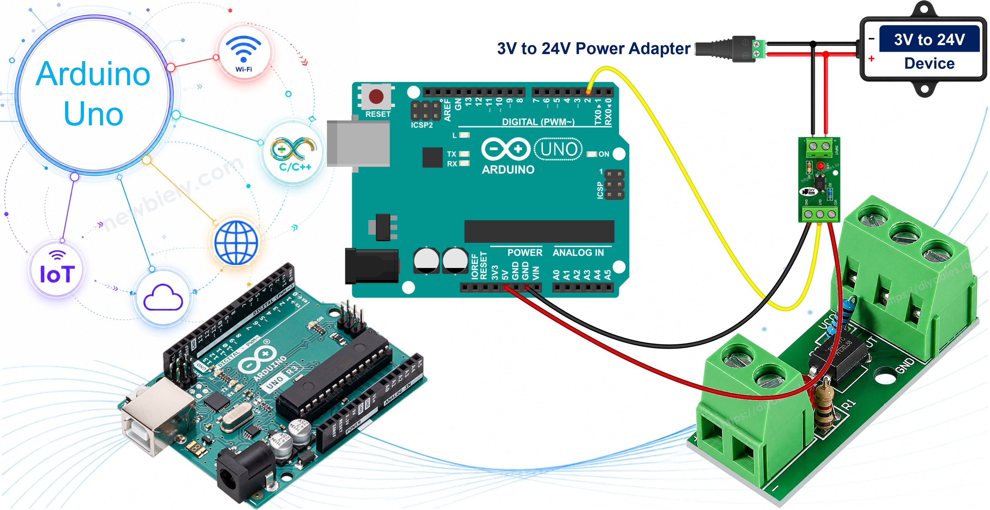 Arduino PC817 optocoupler