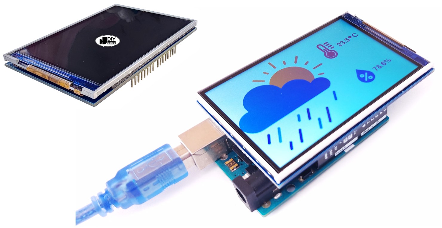 Arduino TFT LCD display I2C display