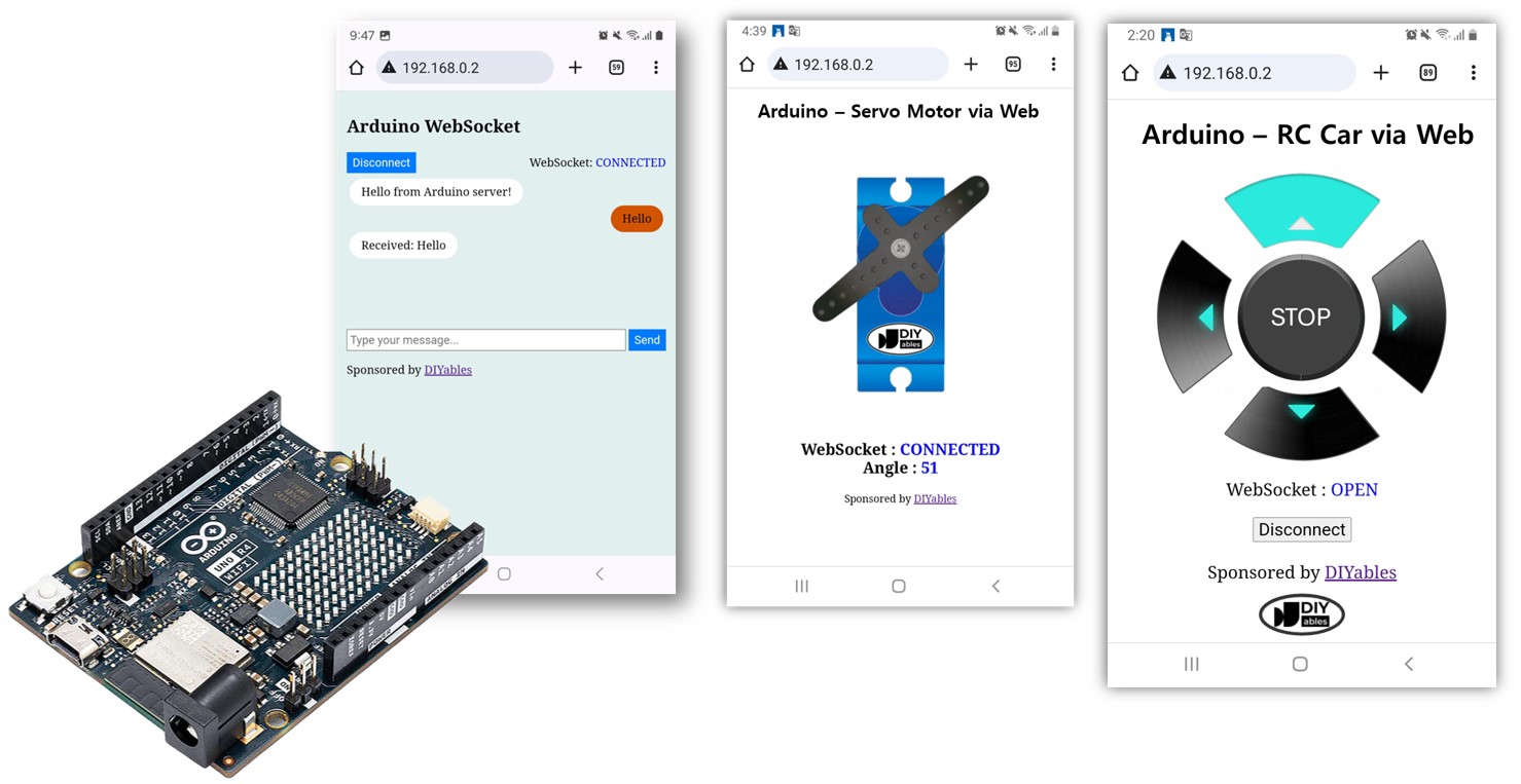 Arduino websocket