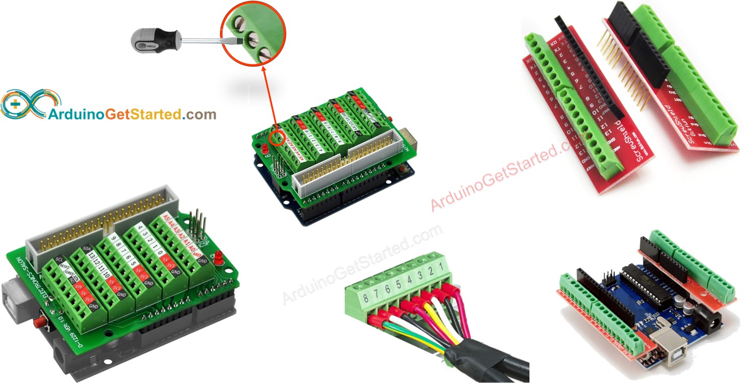 Arduino Screw Terminal Block Shield