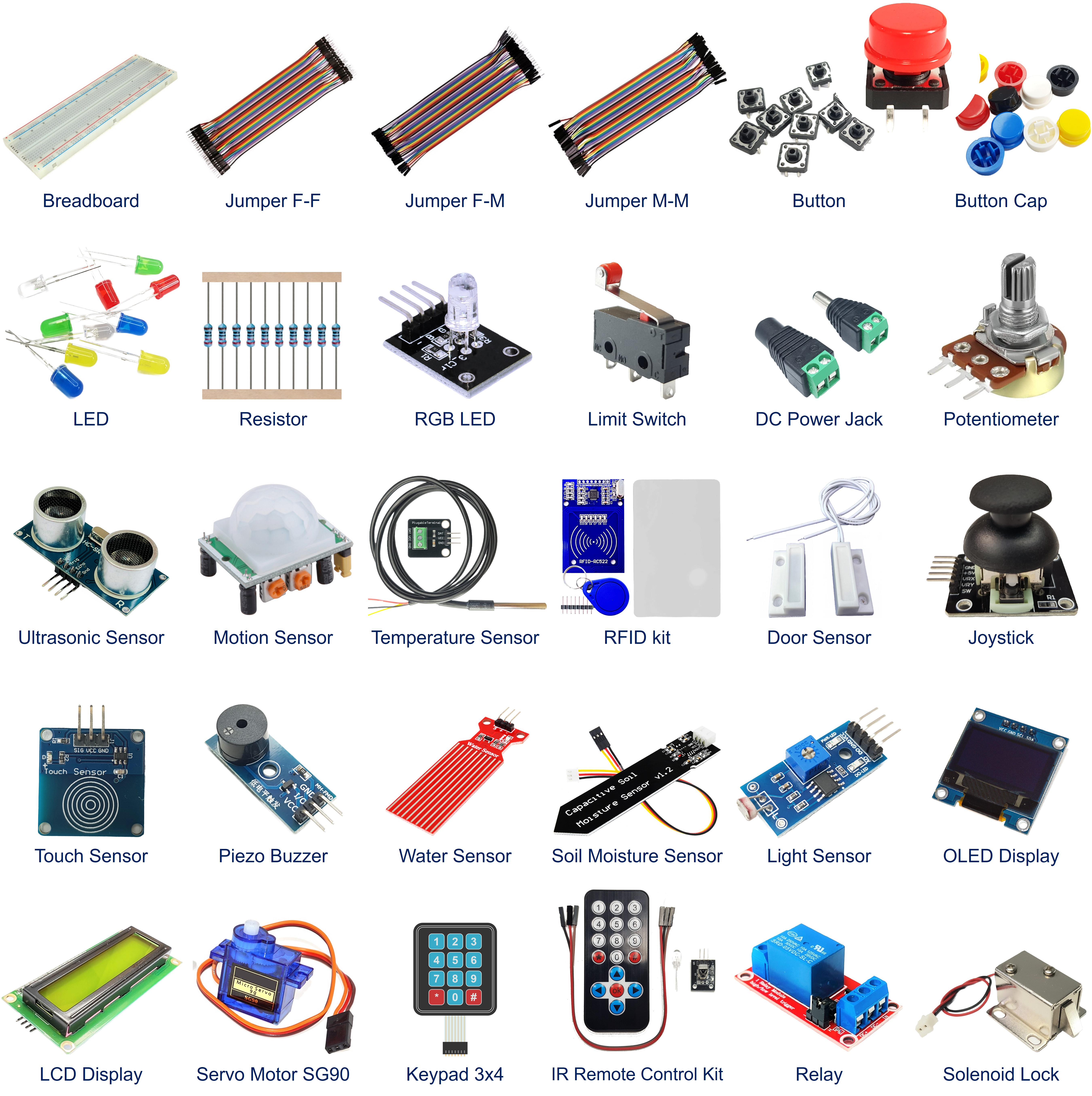 DIYables Sensor Kit