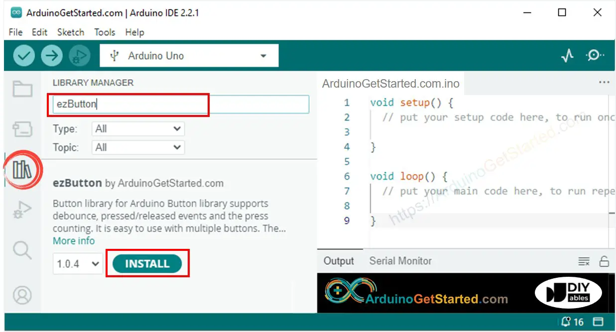 Arduino Read the State of a Button