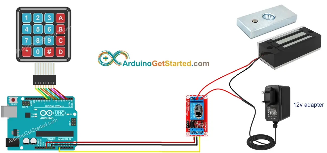 Arduino - Door Lock System using Password | Arduino Tutorial