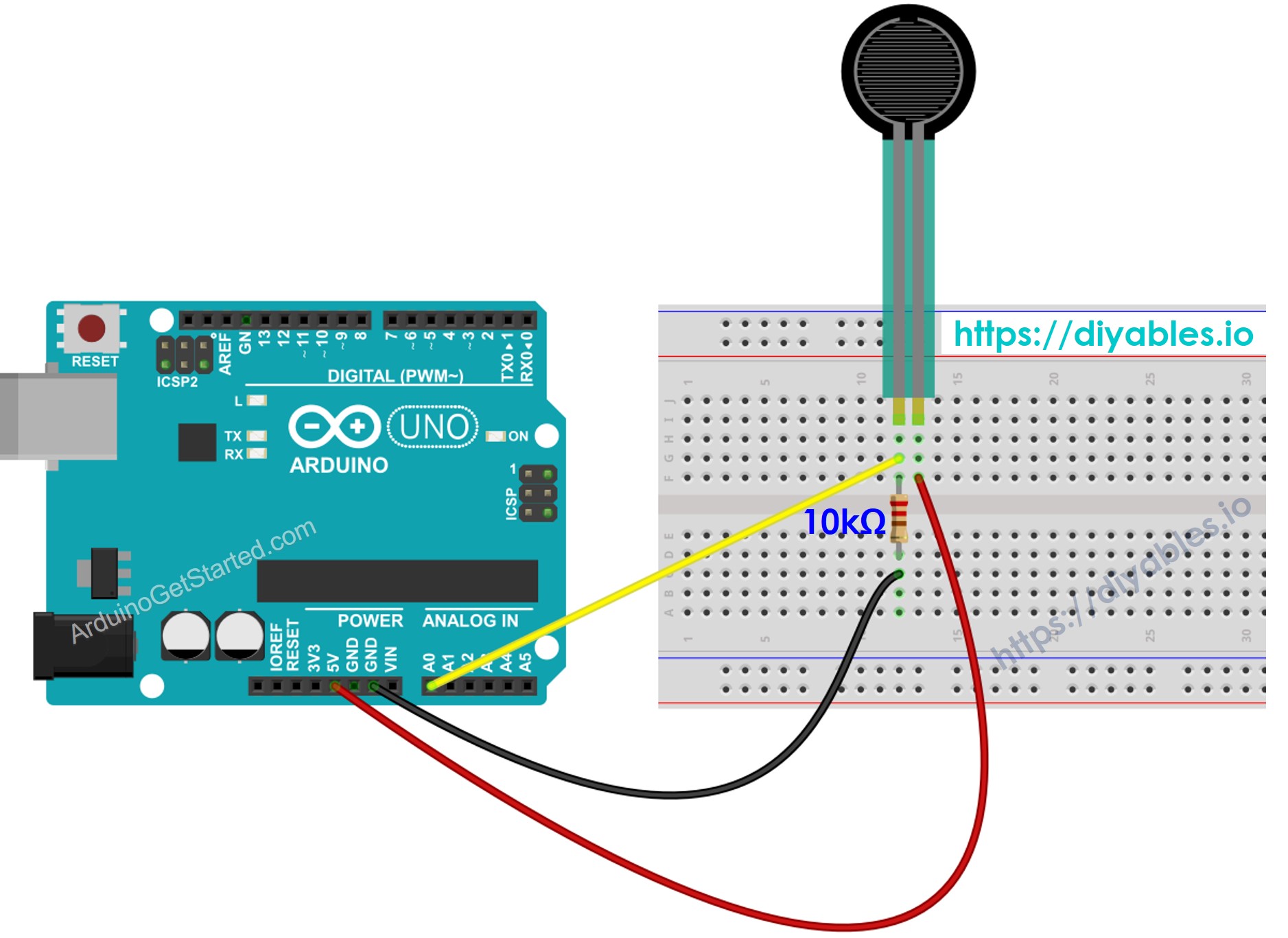 Arduino Force Sensor Wiring Diagram