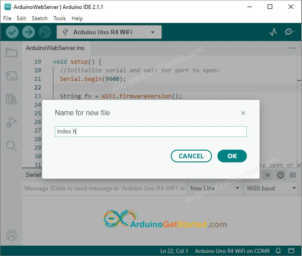 Arduino - WebSocket | Arduino Tutorial