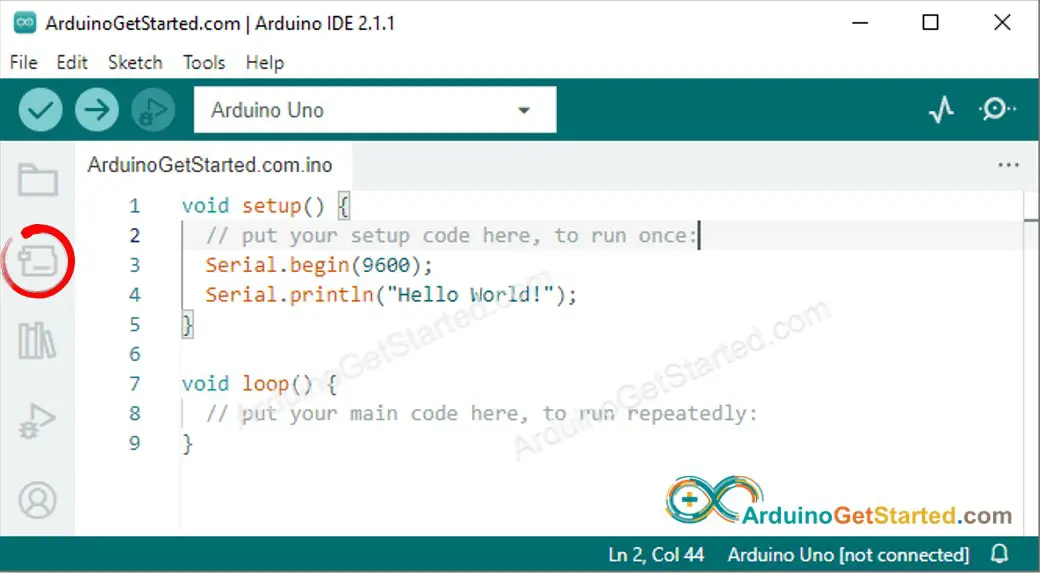 Arduino IDE 2 Boards Manager