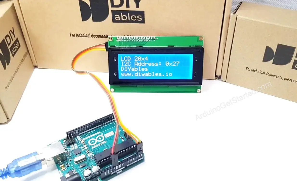Arduino display text on LCD