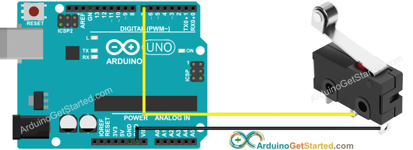 Arduino Limit Switch Tutorial, Limit Switch Wiring Diagram Arduino