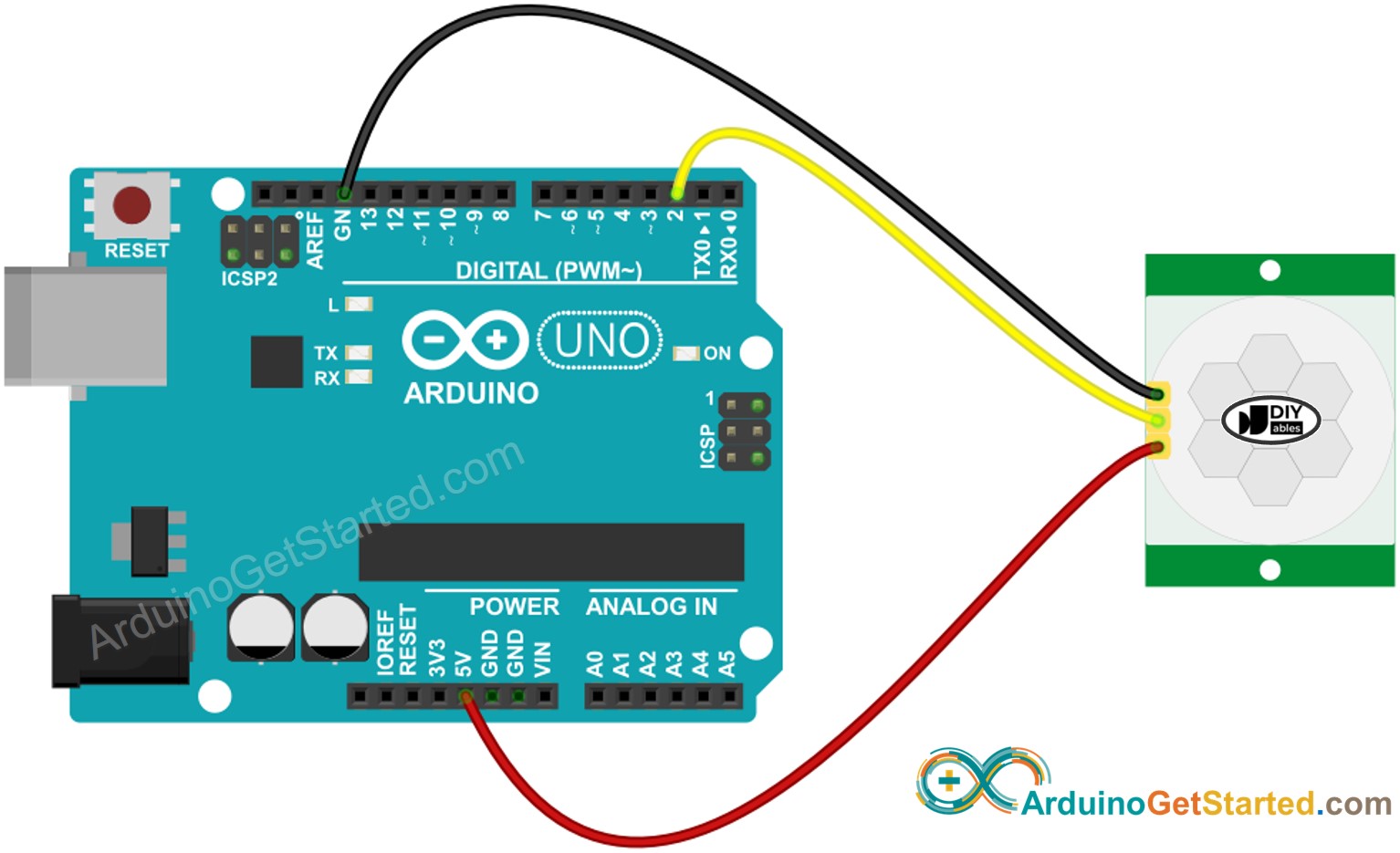 Arduino Motion Sensor Arduino Tutorial