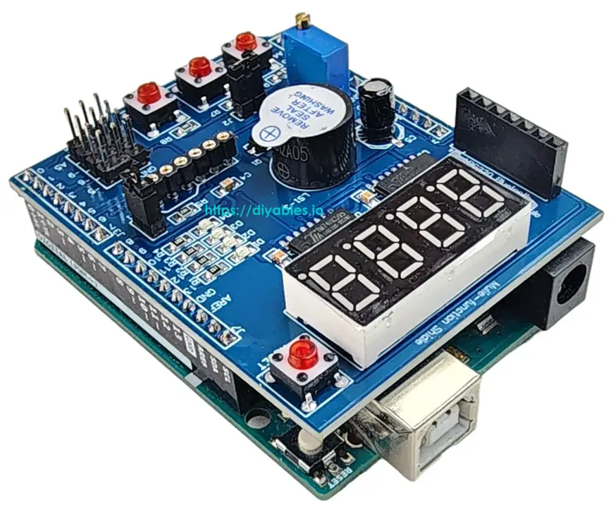 Arduino Multi-Function Shield wiring diagram