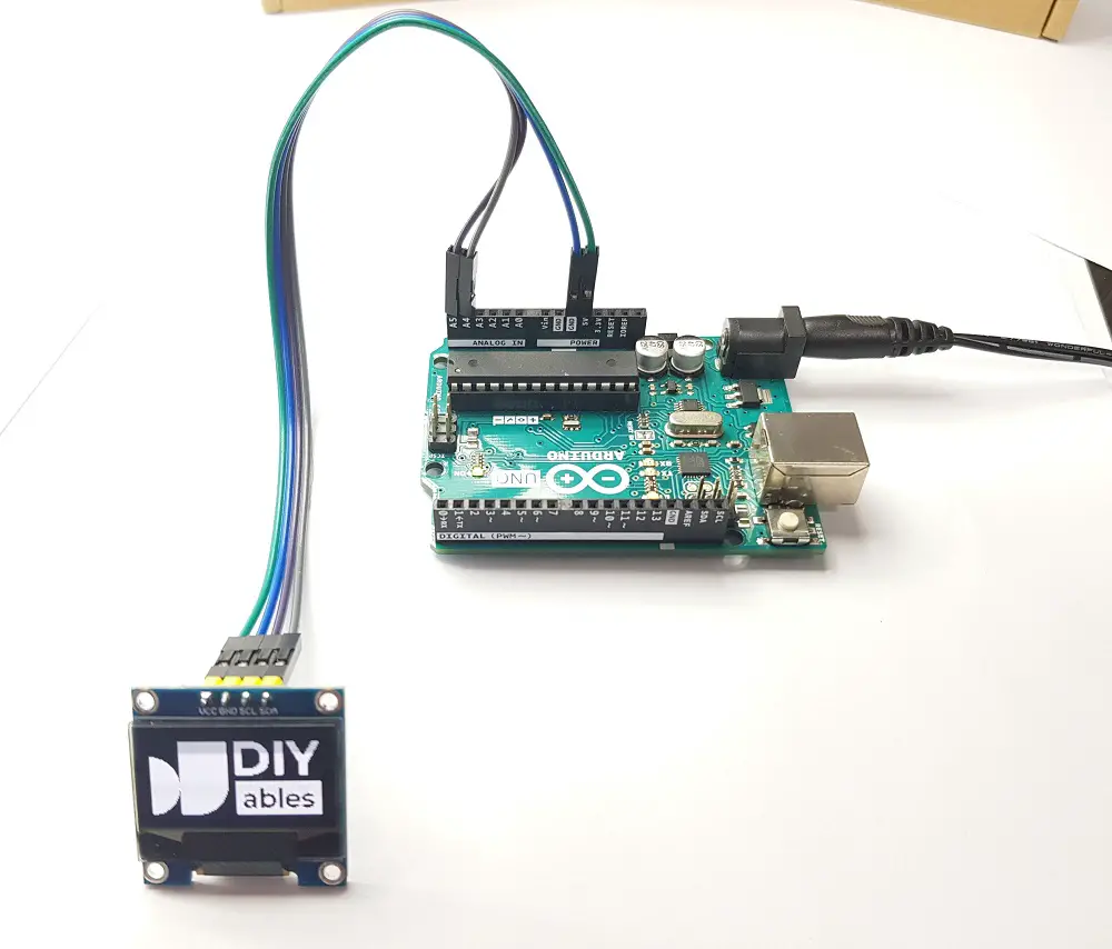 Arduino OLED 128x64 wiring diagram