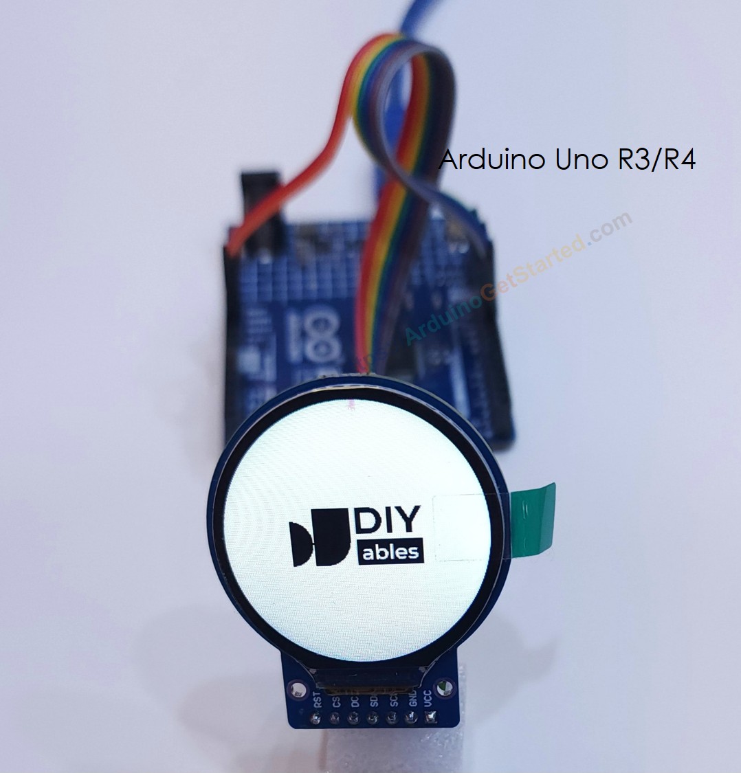 Arduino Round Circular TFT LCD Display Screen display image from SD Card