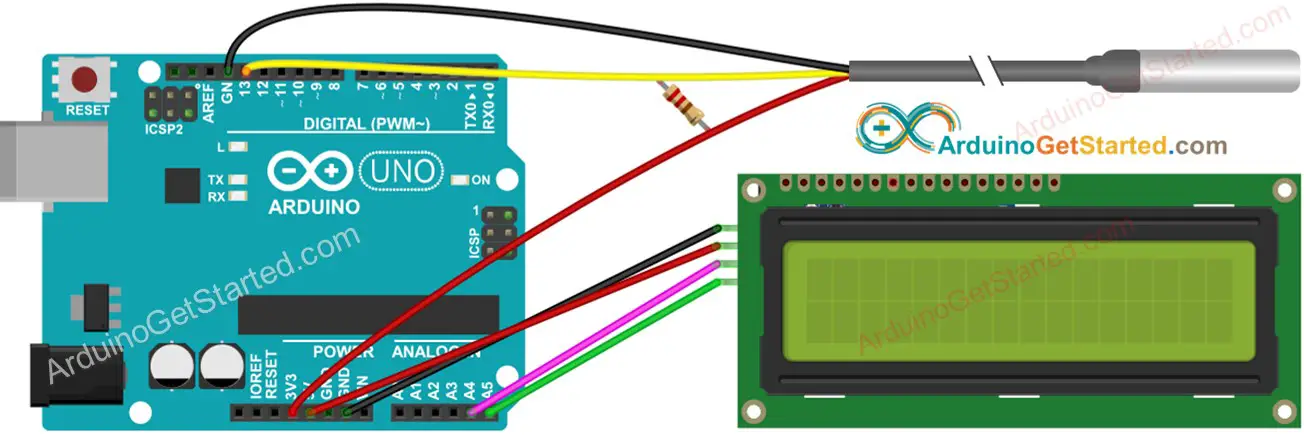 LCD Temperature Display- Arduino Workshop 