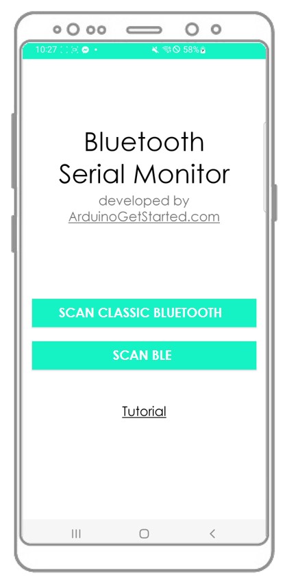 Bluetooth Serial Monitor Mode