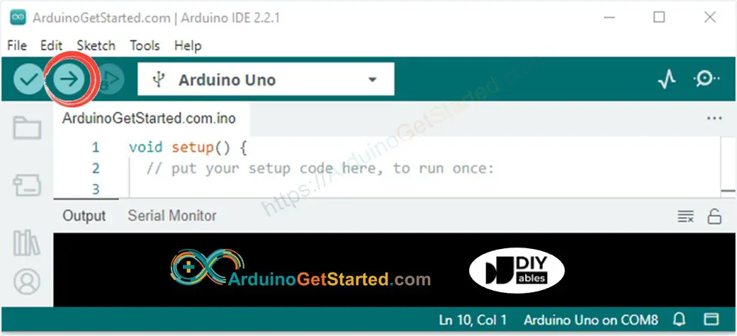 Loading the 'Blink' Example | Arduino Lesson 1. Blink | Adafruit Learning  System