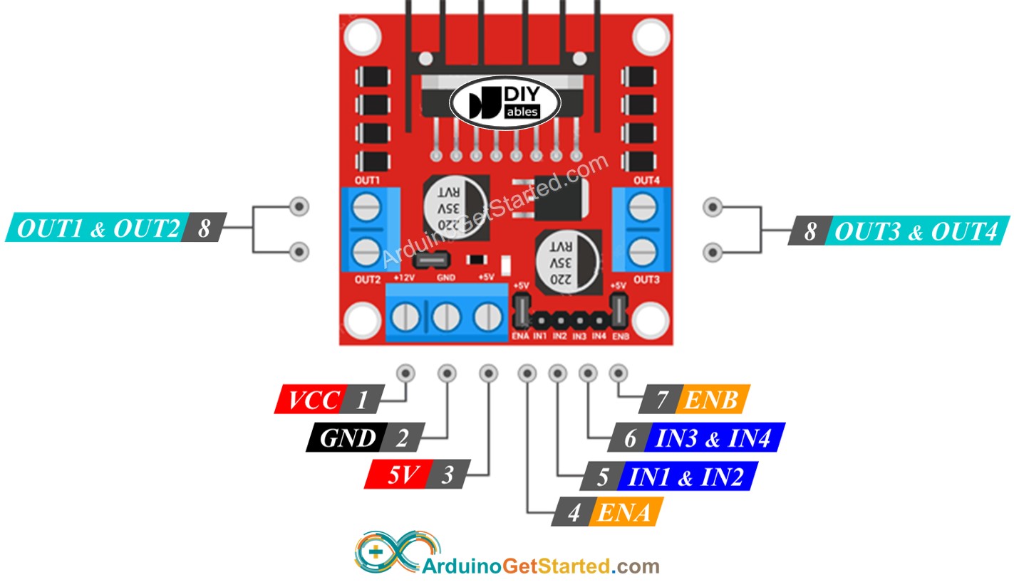 fritzing l298n