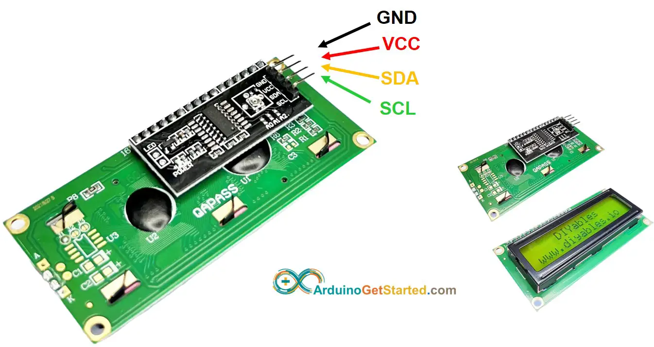 arduino lcd library i2c