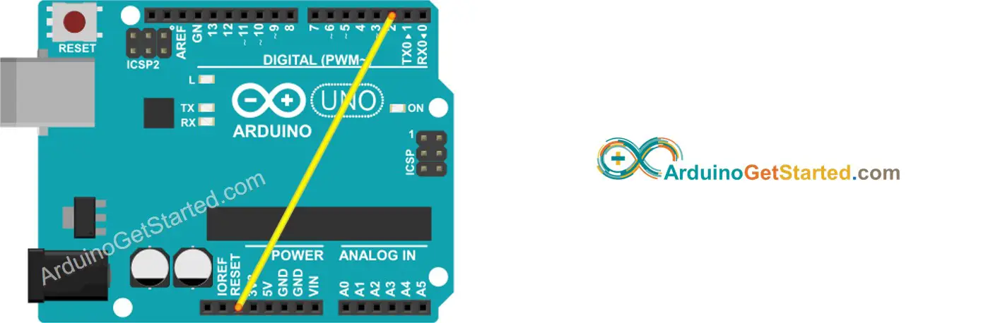 how to reset Arduino by programming